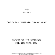 Report of the Director for the Year 1957